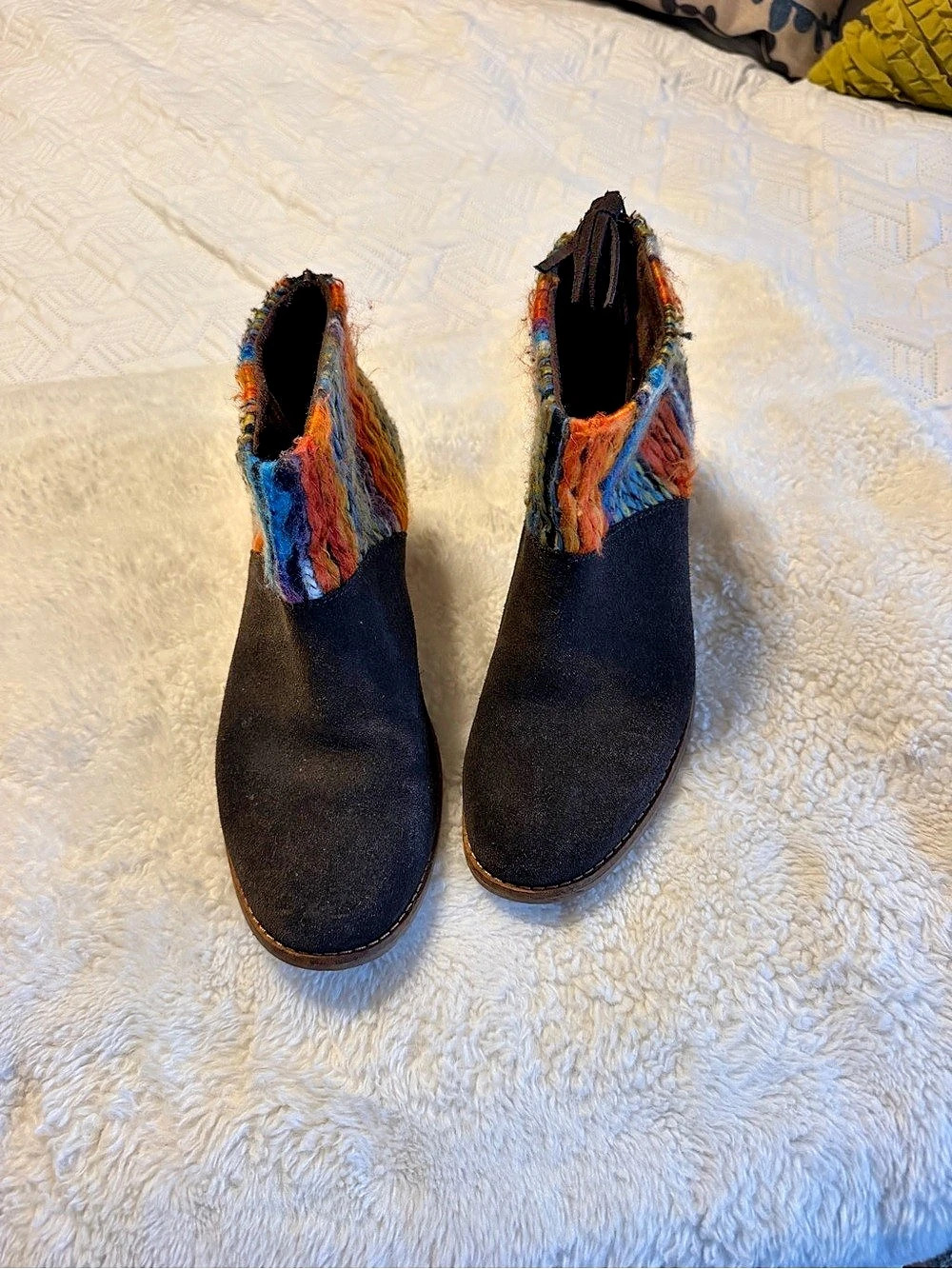 TOMS Multicolor Textile Ankle Boots US 7.5